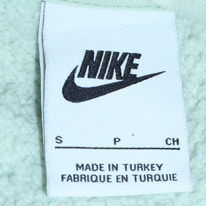 Womens UK Size S Nike Green Pullover Hoodie
