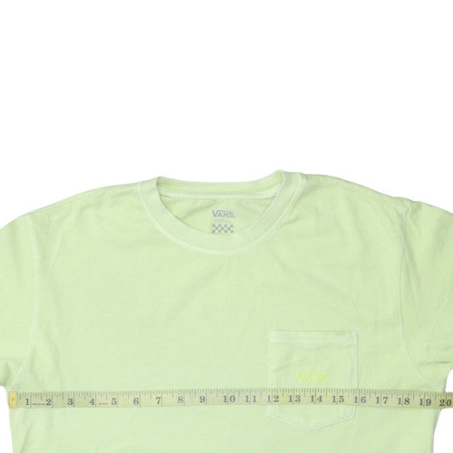 Mens UK Size S VANS Green  T-Shirt