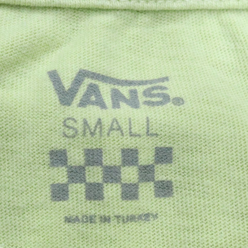 Mens UK Size S VANS Green  T-Shirt