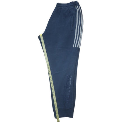 Mens UK Size L adidas Regular Fit Jogger Blue Trousers