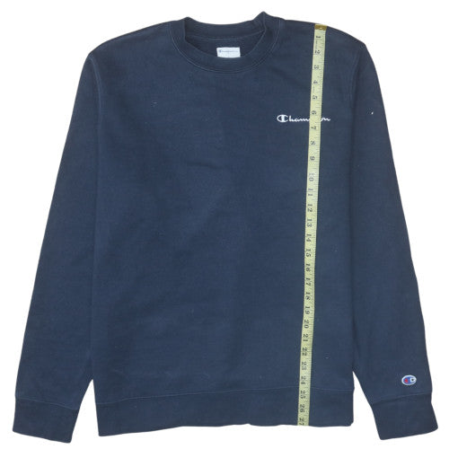 Mens UK Size L Champion Blue Pullover Sweatshirt