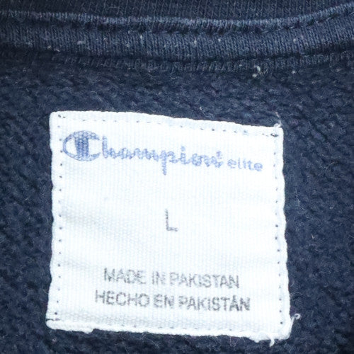 Mens UK Size L Champion Blue Pullover Sweatshirt