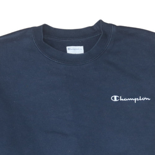 Mens UK Size L Champion Blue Pullover Sweatshirt
