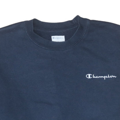 Mens UK Size L Champion Blue Pullover Sweatshirt