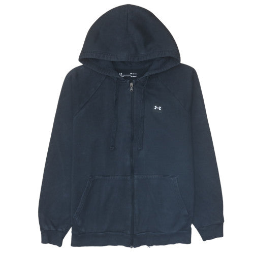 Mens UK Size M Under armour Black Full Zip Hoodie