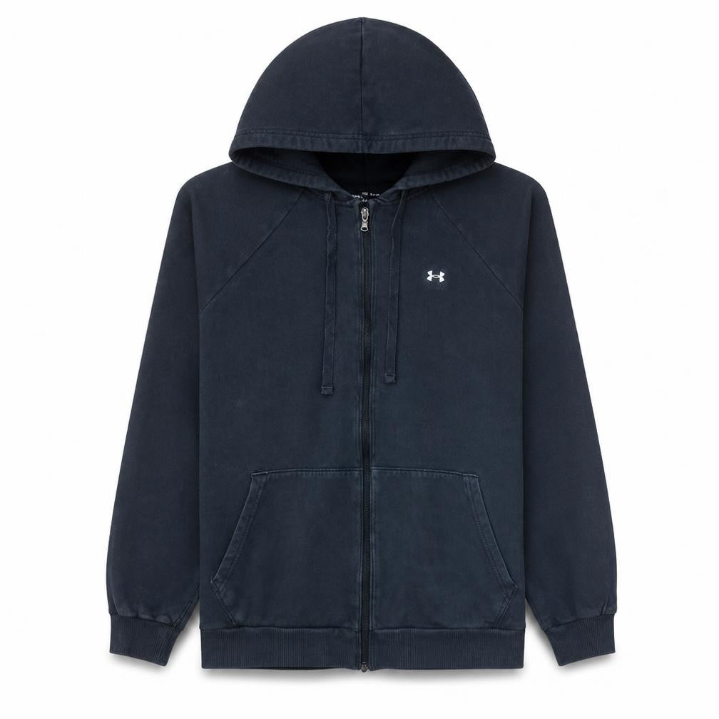 Mens UK Size M Under armour Black Full Zip Hoodie