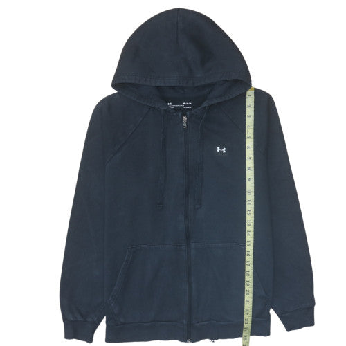 Mens UK Size M Under armour Black Full Zip Hoodie