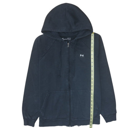 Mens UK Size M Under armour Black Full Zip Hoodie