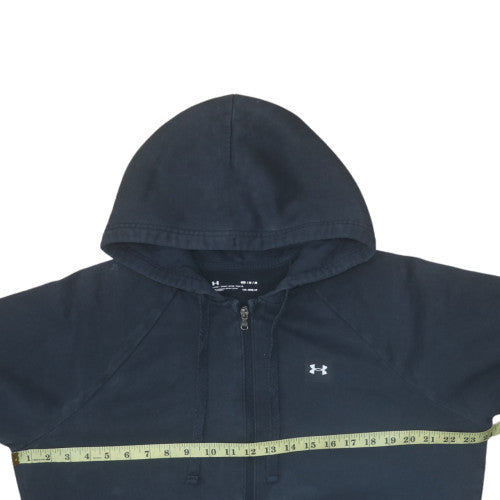 Mens UK Size M Under armour Black Full Zip Hoodie