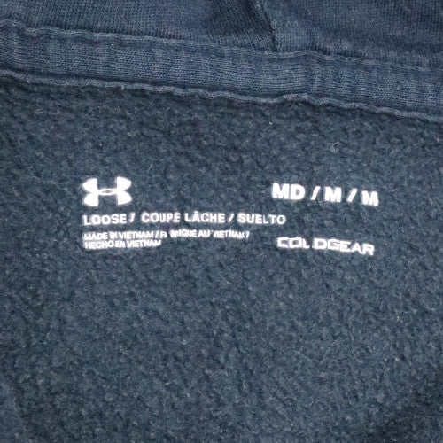 Mens UK Size M Under armour Black Full Zip Hoodie