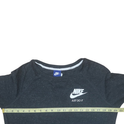 Nike Men's Black Long Sleeve Just Do It Crew Neck T-Shirt Size M