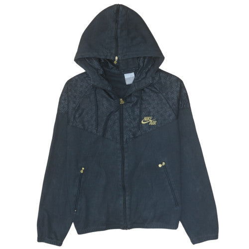 Womens UK Size M Nike Black Full Zip Hoodie