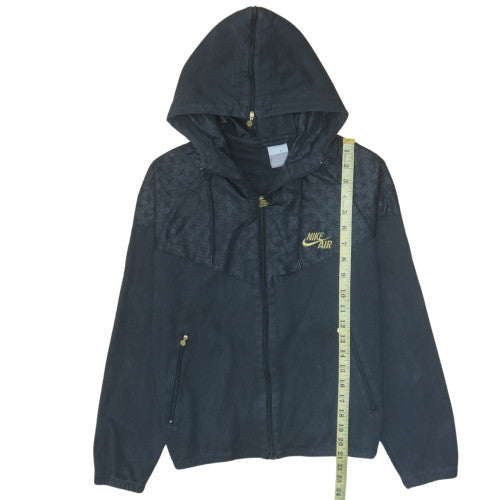 Womens UK Size M Nike Black Full Zip Hoodie