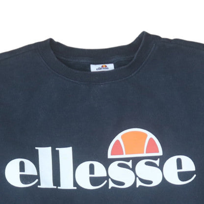 Womens UK Size 8 ellesse Blue Pullover Sweatshirt