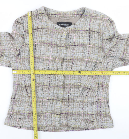 Womens UK Size 12 Barbara Lebek Multicoloured Basic Jacket