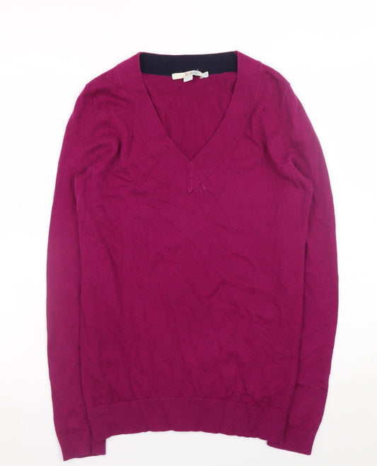 Womens UK Size XS Boden Purple Pullover Jumper