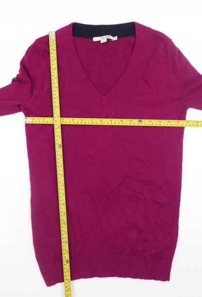 Womens UK Size XS Boden Purple Pullover Jumper