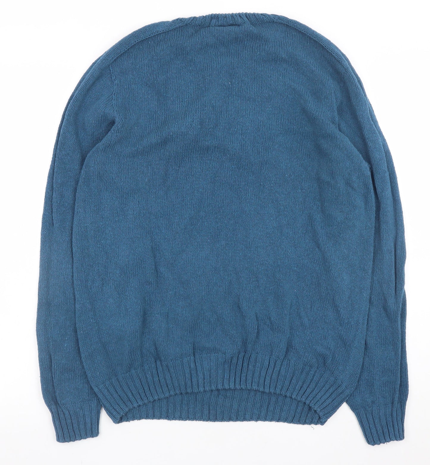 Mens UK Size M Sweater Shop Blue Pullover Jumper