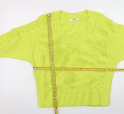 Womens UK Size M NEXT Yellow Pullover Jumper