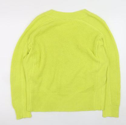 Womens UK Size M NEXT Yellow Pullover Jumper