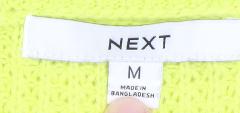 Womens UK Size M NEXT Yellow Pullover Jumper