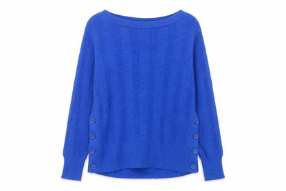 Womens UK Size 14 Marks and Spencer Blue Pullover Jumper