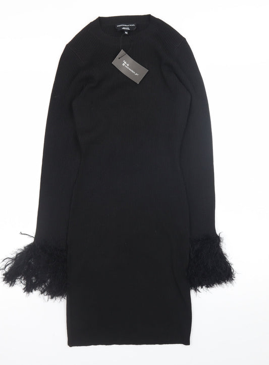 Womens UK Size XS Wednesday's Girl Bodycon Dress