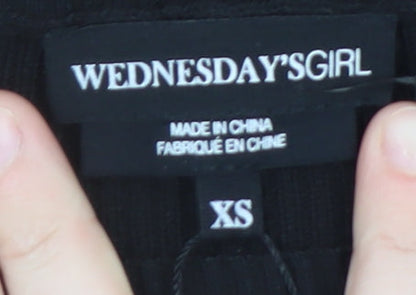 Womens UK Size XS Wednesday's Girl Bodycon Dress