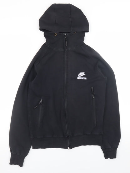 Mens UK Size M Nike Black Full Zip Hoodie