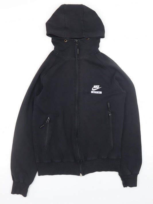 Mens UK Size M Nike Black Full Zip Hoodie