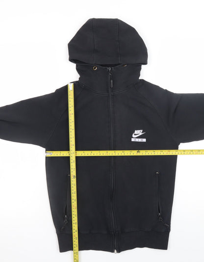 Mens UK Size M Nike Black Full Zip Hoodie