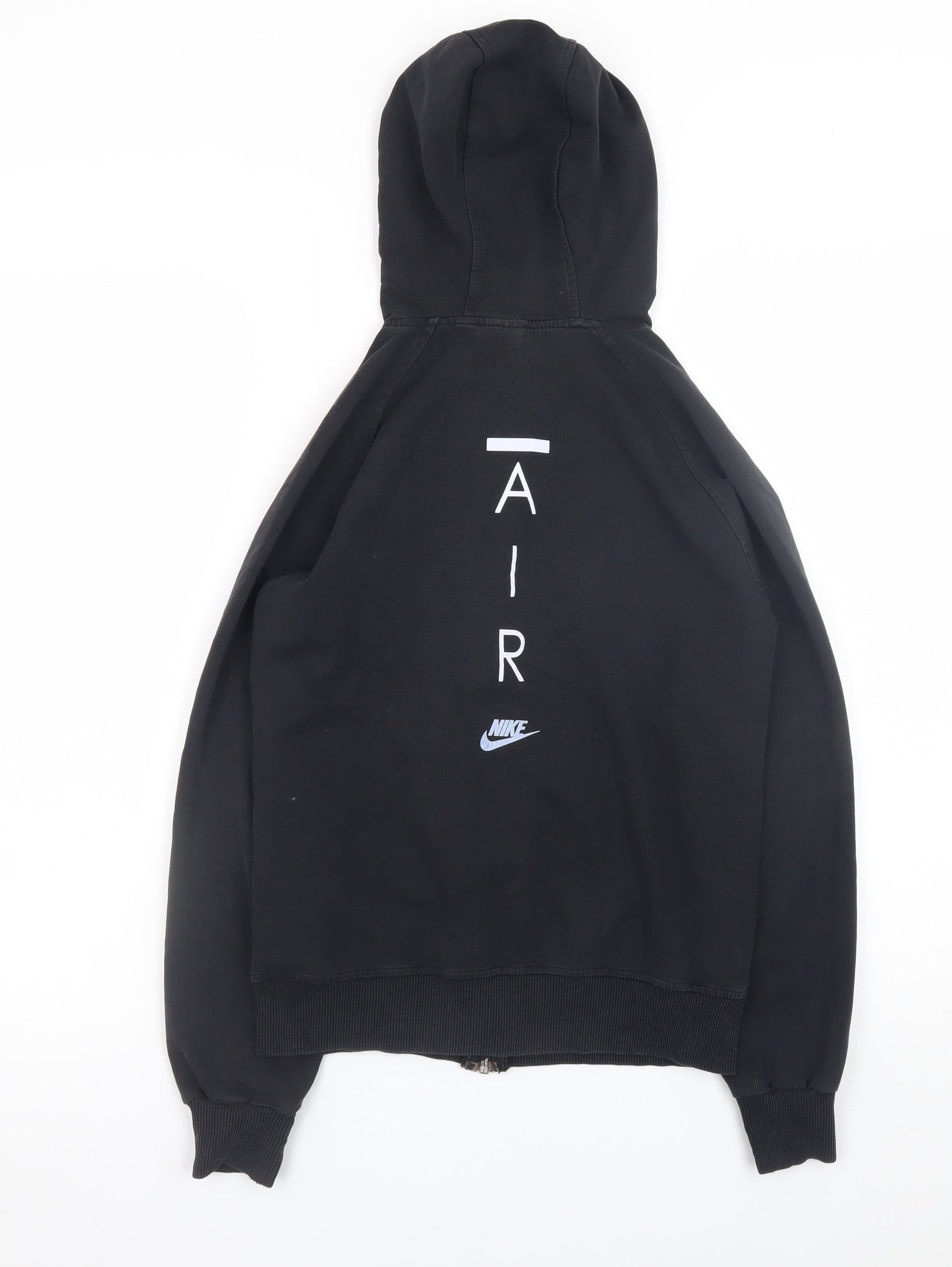 Mens UK Size M Nike Black Full Zip Hoodie
