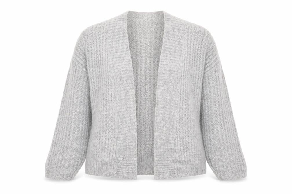 Womens UK Size M NEXT Grey Cardigan Jumper