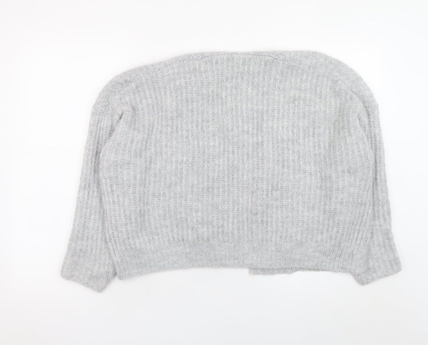 Womens UK Size M NEXT Grey Cardigan Jumper
