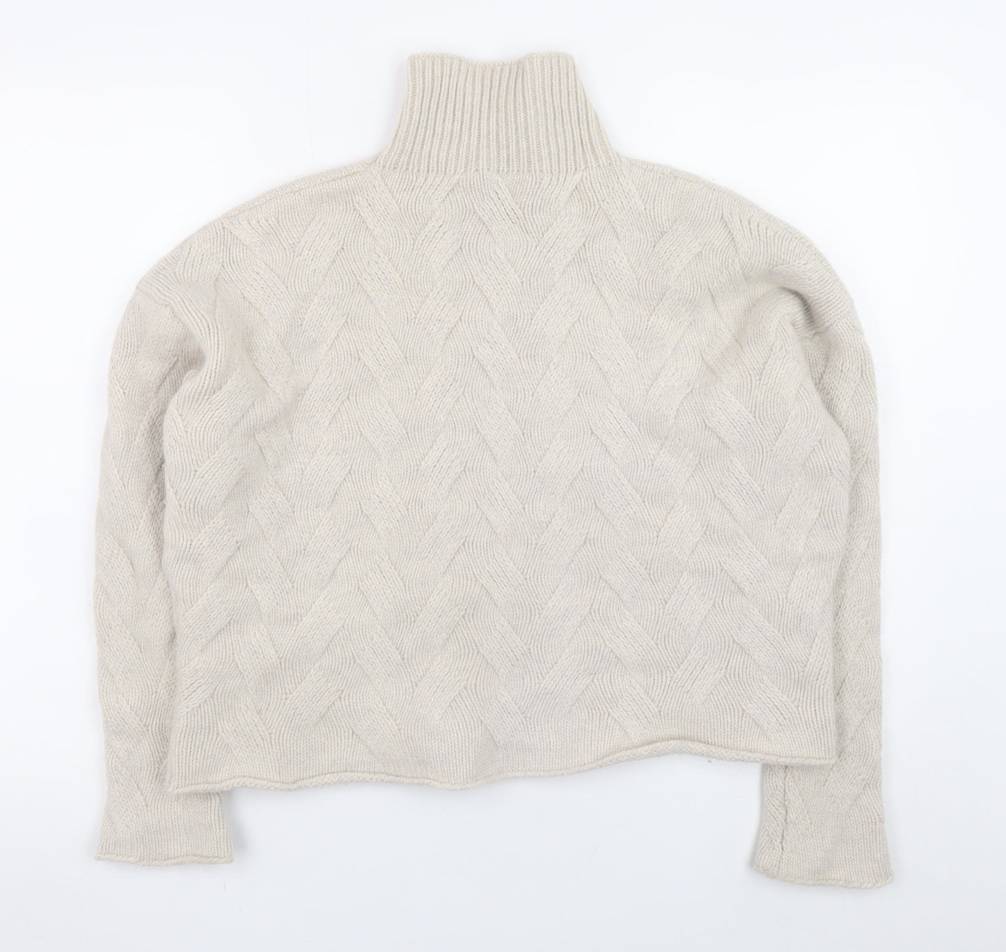 Womens UK Size 14 Poetry Beige Pullover Jumper