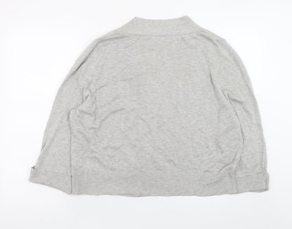 Womens UK Size XL Wallis Grey Cardigan Jumper