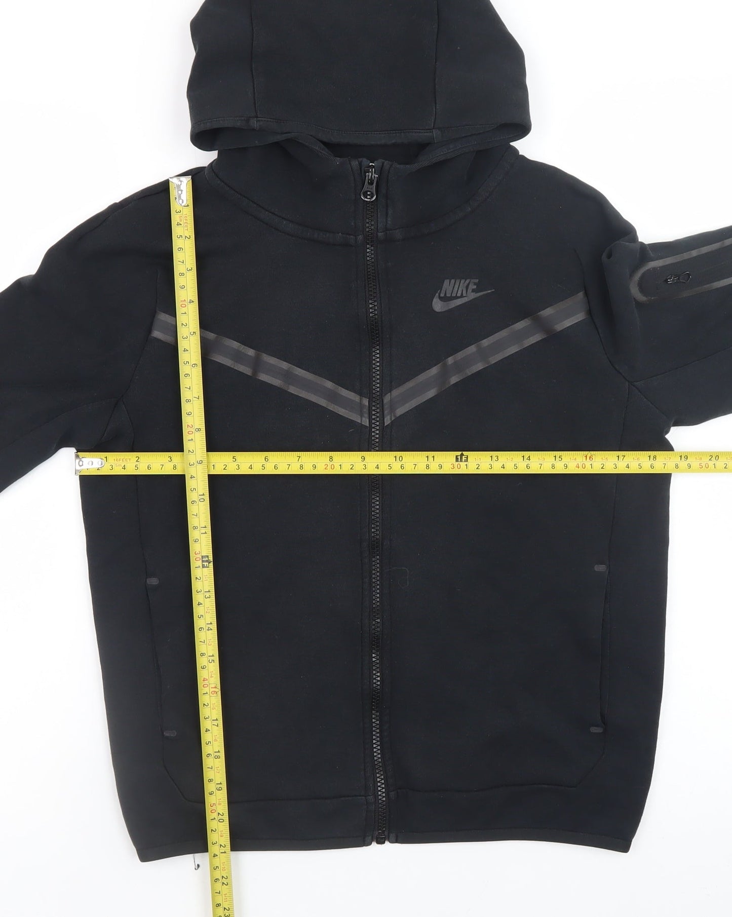 Teens UK Size L Nike Black Full Zip Hoodie