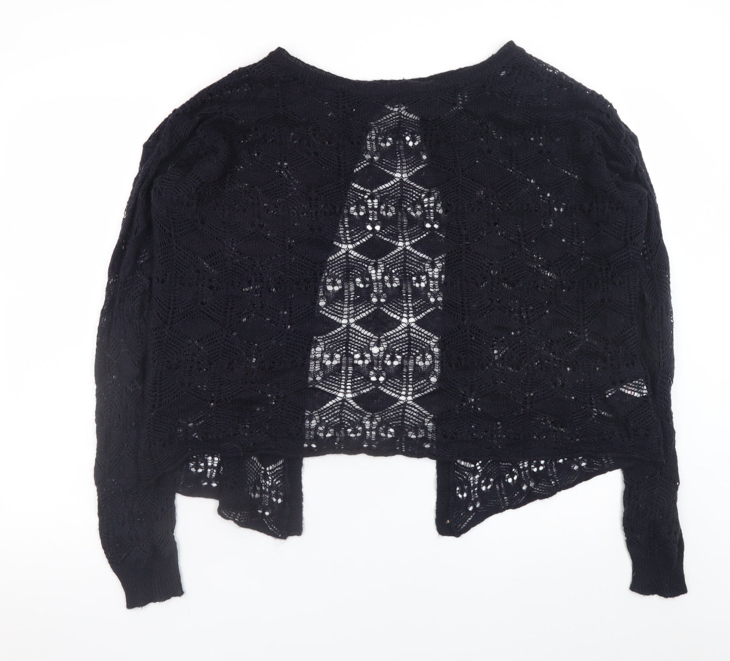 Womens UK Size 14 Topshop Black Cardigan Jumper