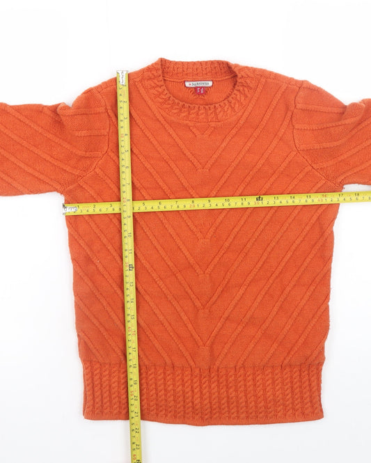Womens UK Size 8 Joe Browns Orange Pullover Jumper