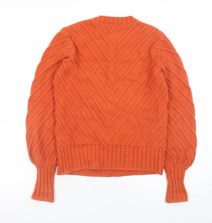 Womens UK Size 8 Joe Browns Orange Pullover Jumper