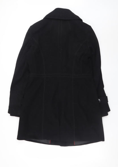 Womens UK Size 12 Esprit Black Overcoat