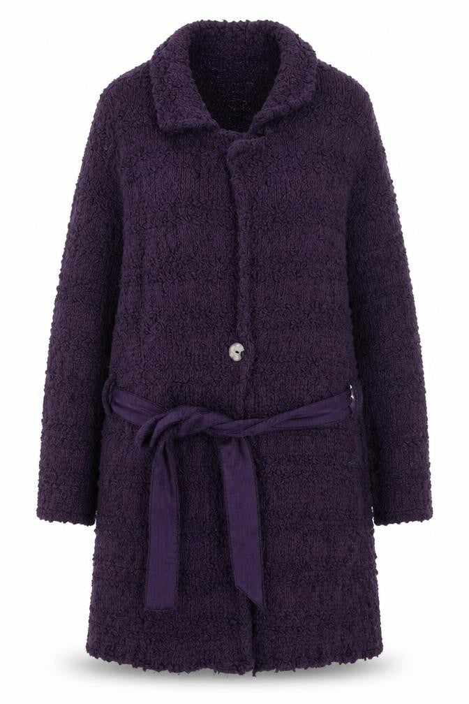 Womens UK Size 14 Monsoon Purple Cardigan Jumper