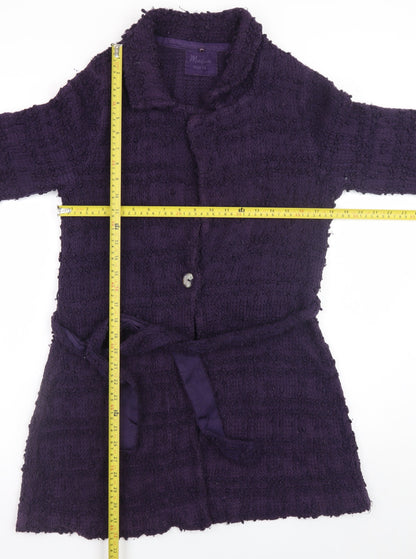 Womens UK Size 14 Monsoon Purple Cardigan Jumper