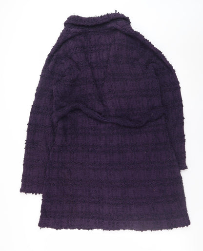 Womens UK Size 14 Monsoon Purple Cardigan Jumper