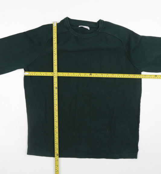 Mens UK Size L Red Herring Green Pullover Jumper