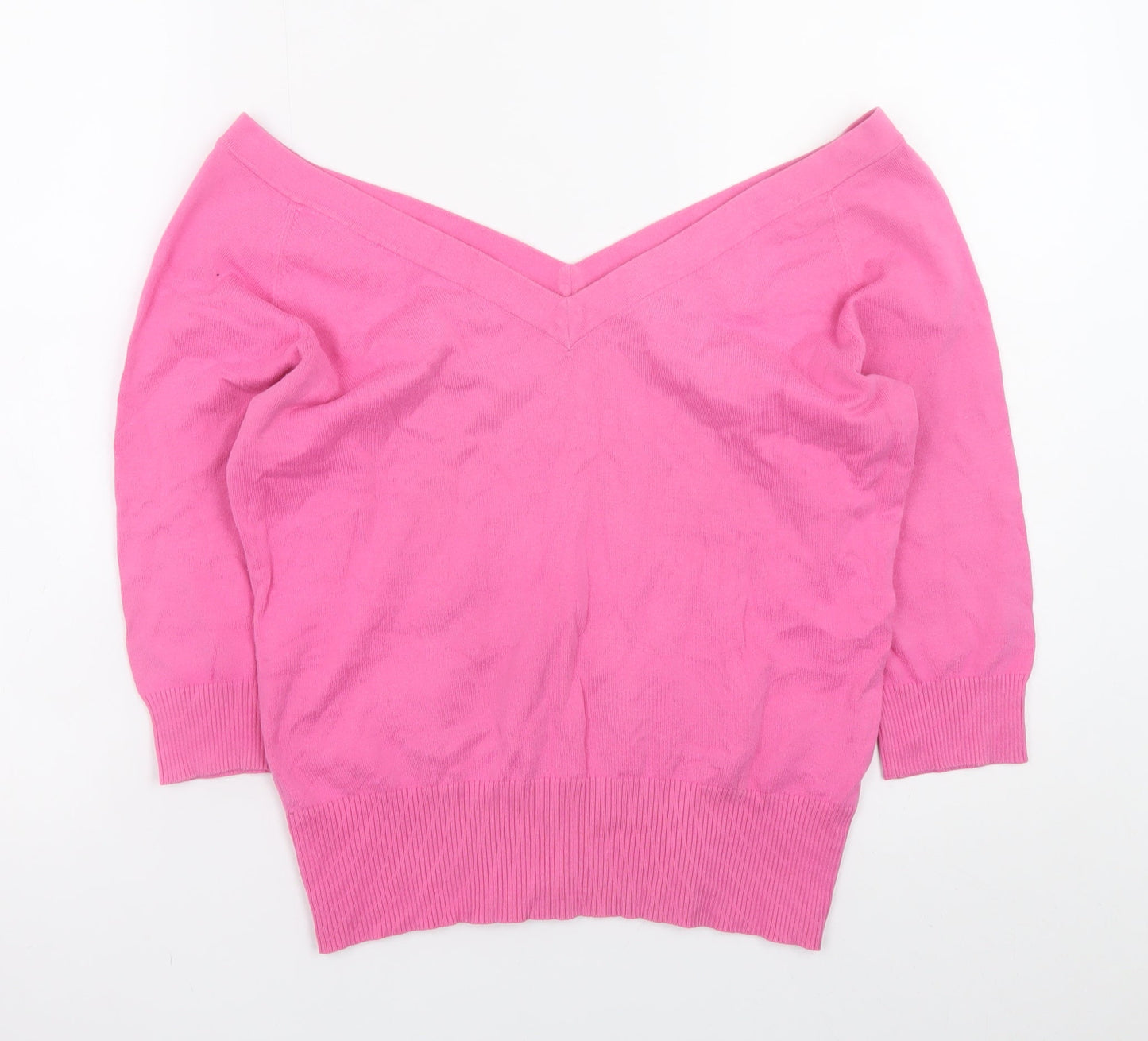 Womens UK Size 16 Fenn Wright Manson Pink Pullover Jumper