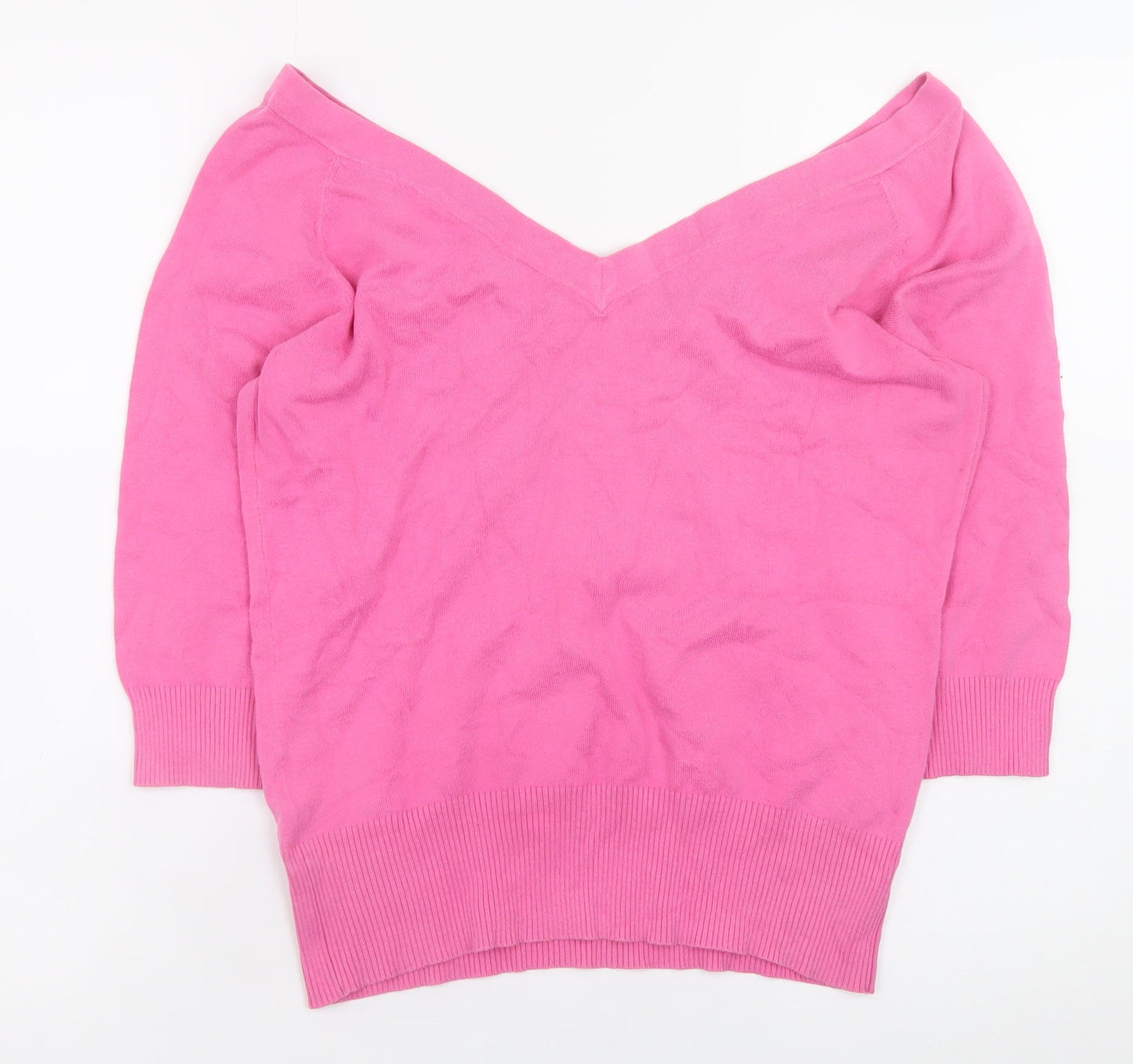 Womens UK Size 16 Fenn Wright Manson Pink Pullover Jumper