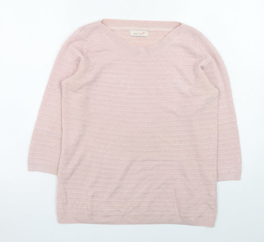 Womens UK Size 14 Marks and Spencer Pink Pullover Jumper