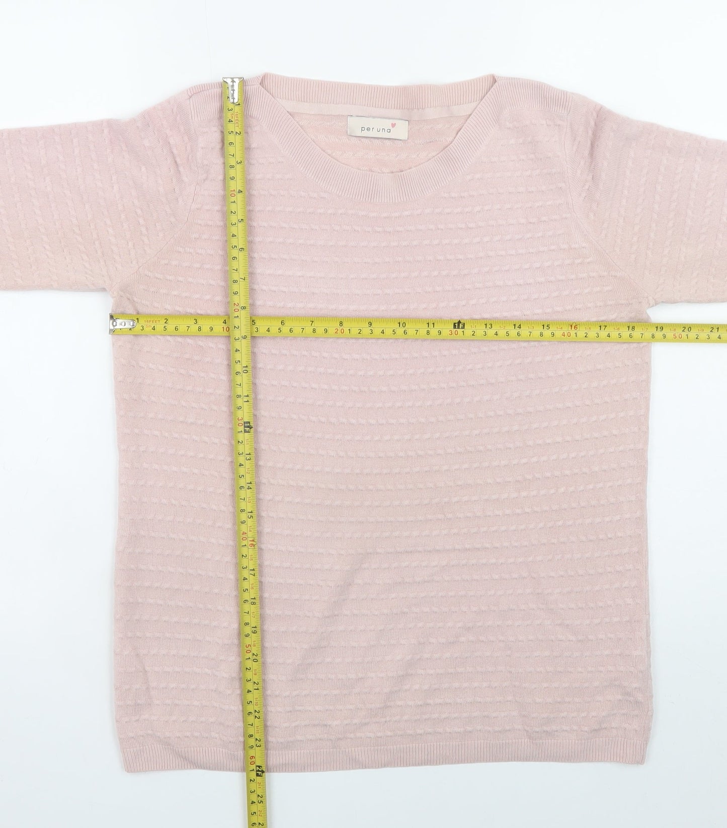 Womens UK Size 14 Marks and Spencer Pink Pullover Jumper