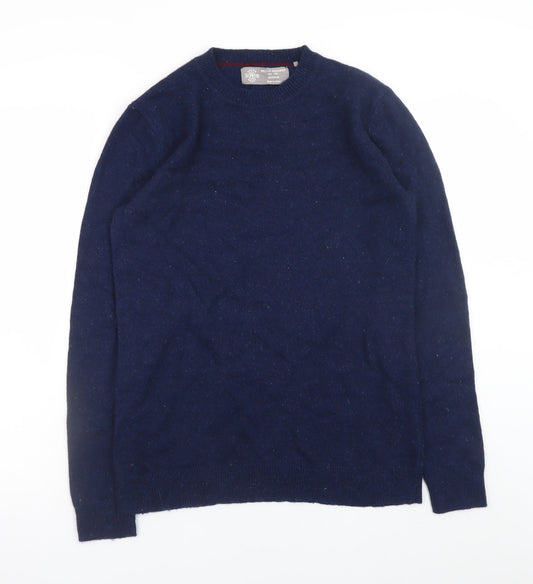 Mens UK Size M South Coast Blue Pullover Jumper